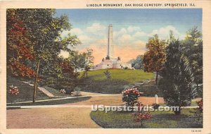 Lincoln Monument, Oak Ridge Cemetery - Springfield, Illinois IL  