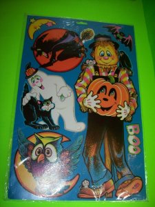 Halloween Beistle Decorations Vintage SEALED 1981 Witch Owl Skull 10 Different