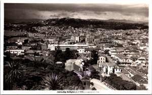 New Zealand Overlooking Wellington New Zealand Vintage RPPC 09.92