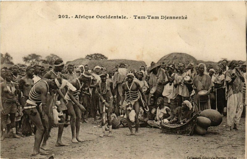 CPA AK Fortier 202 Tam Tam Djennenke SENEGAL (812243)