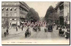 Paris Old Postcard Boulevard des Capucines