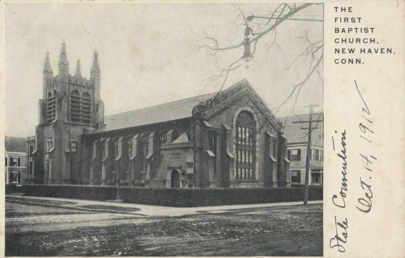 NEW HAVEN , Connecticut, 1900-10s ; The First Baptist Church