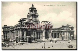 Old Postcard Brussels Palace of Justice