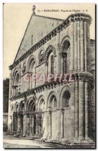 Old Postcard Surgeres Facade of & # 39eglise