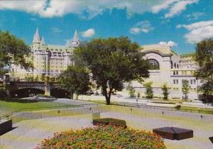 Canada Ottawa Chateau Laurier and Union Station