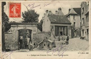 CPA crepy-en-valois porte sainte-Agathe (1207872) 