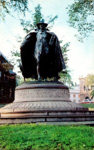 Massachusetts Springfield Merrick Park The Puritan Statue