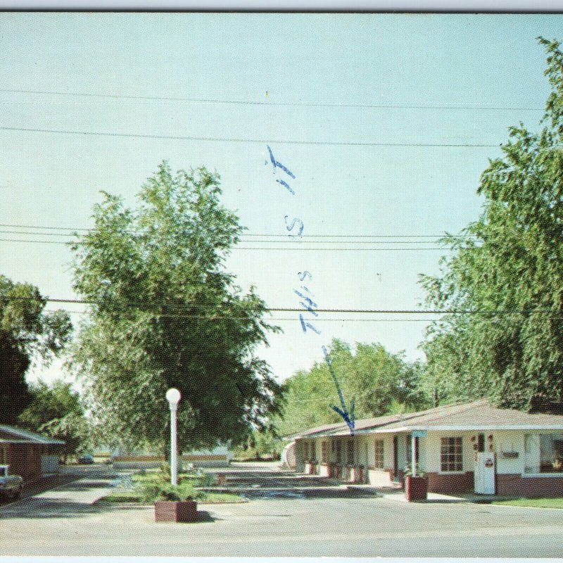 c1960s Reno, NV Lane's Motel Midcentury Modern Stomic Starburst Sign PC Vtg A232