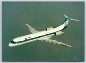 Airplane Postcard Iran Air Airlines Airways Fokker 100 FN15