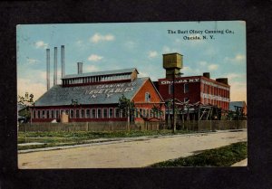 NY Burt Olney Canning Co Company Plant Oneida New York 1913 Postcard