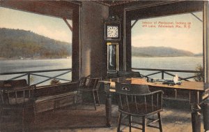 PC1/ Fourth Lake Adirondacks New York Postcard c1910 Interior Manhasset 221