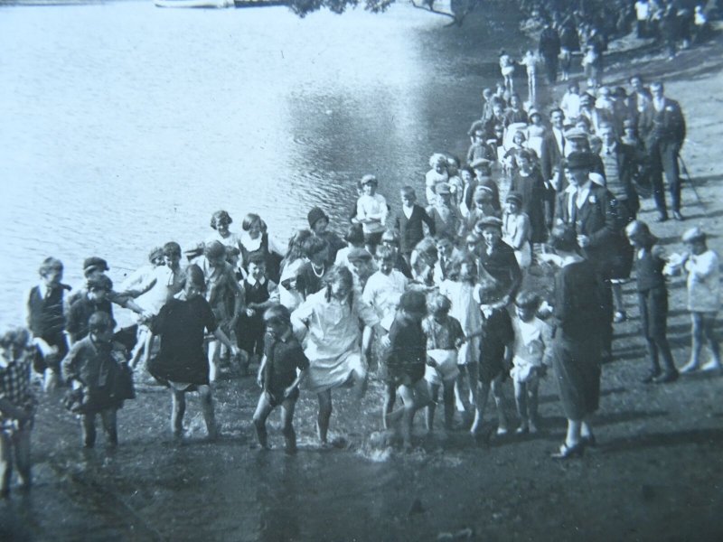 Staffordshire Leek RUDYARD LAKE Kiddies Corner - Old RP Postcard