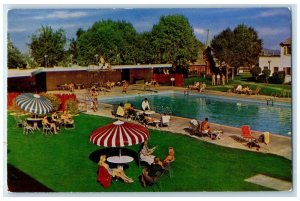 c1960 New Glamorous Swimming Pool Hotel Pool Las Vegas Nevada Vintage Postcard