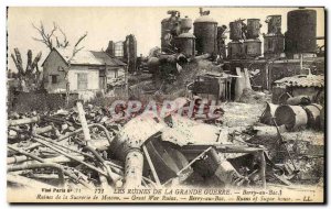 Postcard Ancient Ruins Of The Great War Berry au Bac Moscow Russia candy Ruin...