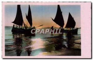 Postcard Old Fishing Boat