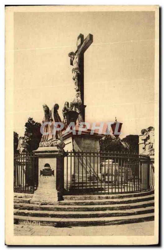 Old Postcard Calvary Cathedral Avignon