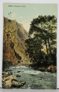 Utah Ogden Canyon c1912 Postcard J15