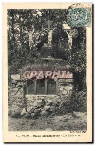 Old Postcard Paris Old Montmartre Calvary