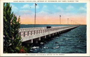 Florida Gandy Bridge Between St Petersburg and Tampa