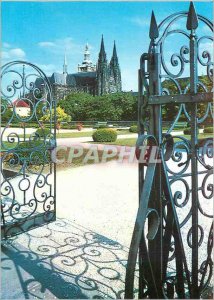 Postcard Modern Praga St. Vitus Cathedral The view of the Manege