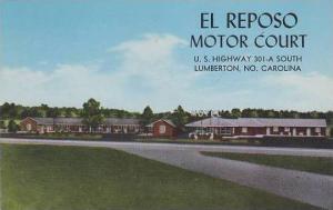 North Carolina Lumberton El Reposo Motor Court