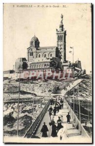 Postcard Old Marseille N D of the Guard