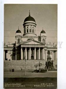 248600 FINLAND HELSINKI Nicholas church Vintage photo postcard