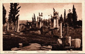 Greece Athens The Kerameikos Vintage Postcard C156