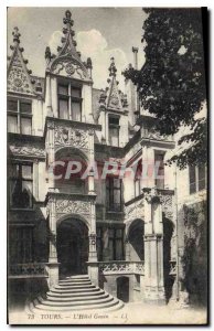 Postcard Old Tours Hotel Gouin