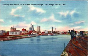 Postcard BUILDING SCENE Toledo Ohio OH AK9953