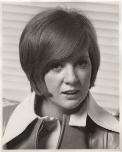 Cilla Black Models in 1970s Leather Jacket Vintage 10x8 Photo