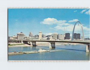 Postcard Bernard F. Dickmann-Poplar Street Bridge, St. Louis, Missouri