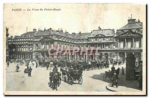 Old Postcard Paris La Place du Palais Royal
