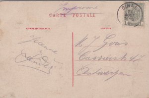 Belgium Dinant Ancien Hôtel-de-Ville et l'Eglise Vintage Postcard C240