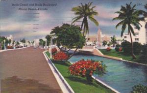 Florida Miami Beach Dade Canal and Dade Boulevard 1951