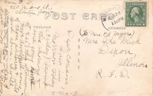 Morrison Illinois~Library & Scientific Association~c1910 RPPC Postcard