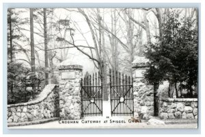 Vintage RPPC Croghan Gatewaya At Spiegel Grove. Ohio. Real Photo Postcard F124E