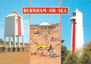 Somerset, UK England  BURNHAM-ON-SEA  Beach~Pavilion~Light House   4X6 Postcard