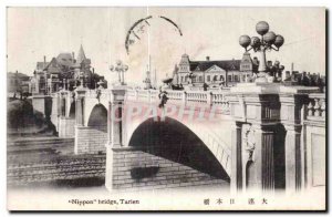 Postcard Old Bridge Tarien Nippon Japan Japan