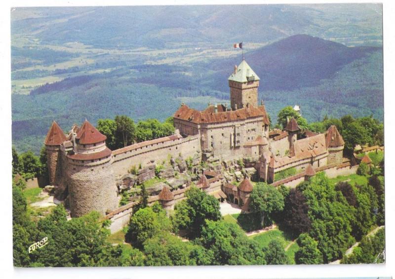 Chateau du Haut Koenigsbourg Hoh Konigsburg France 1972 4X6