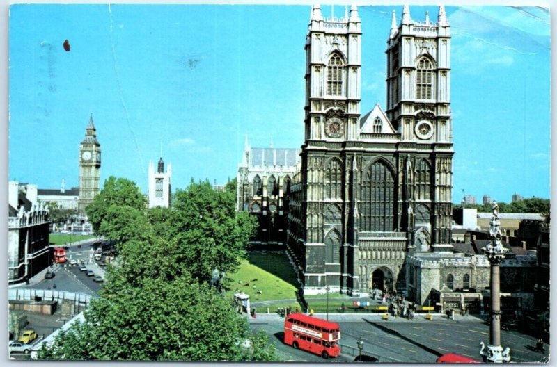 Postcard - Westminster Abbey - London, England 