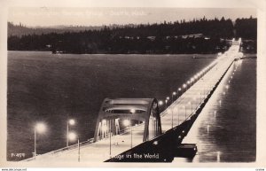 RP; SEATTLE, Washington, 1930-1940s; The Only Concrete Pontoon Bridge In The ...
