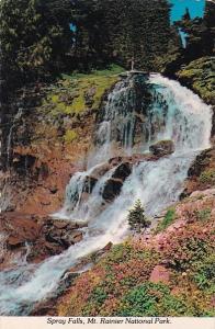 Spray Falls Mount Rainier National Park Massachusetts