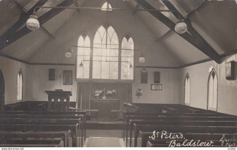 RP: BALDSLOW , Sussex , England , 1942 ; St. Peters Church , Interior