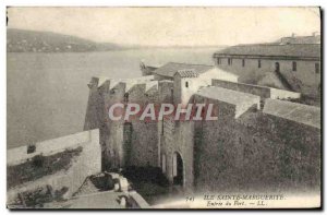 Old Postcard Ile Sainte Marguerite Entree fort