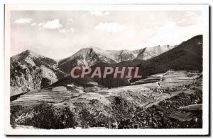 Old Postcard Mont Louis La Chaine Du Cambre D & # 39Ase