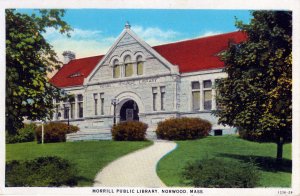 [ American Art ] US Massachusetts Norwood - Morrill Public Library