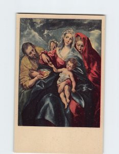 Postcard The Holy Family By El Greco, The Cleveland Museum of Art, Cleveland, OH