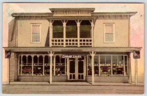 1949 CAPE MAY NJ COOLEY LILLEY STORE BEACH AVE DECATUR ST HAND COLORED POSTCARD