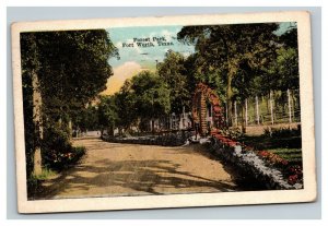 Vintage 1927 Postcard Forest Park Near Clear Fork Trinity River Fort Worth Texas